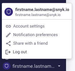 Account settings