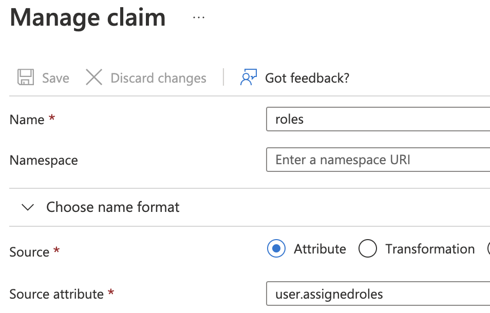 Custom claim